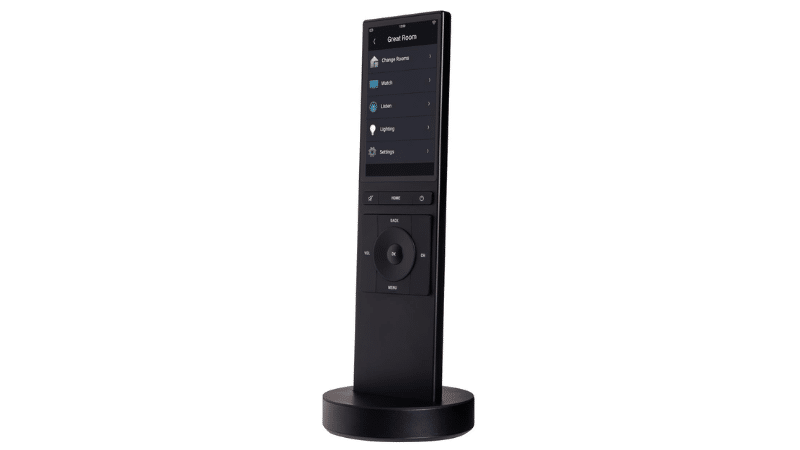 controlling your home theater is easy with the Control4 halo remote<br />

