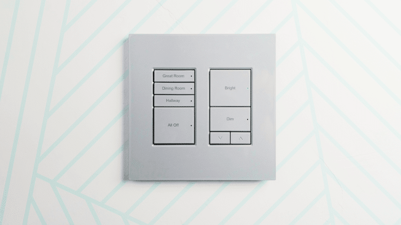 wireless lighting keypad for lamp controls