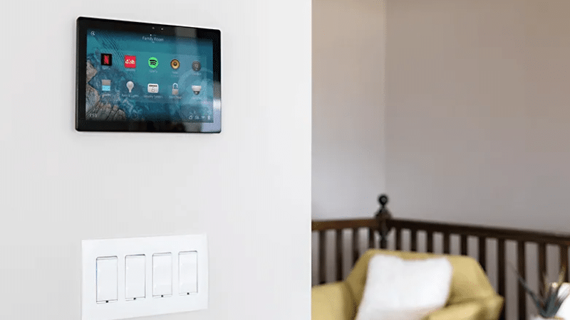control4 wall touch panel