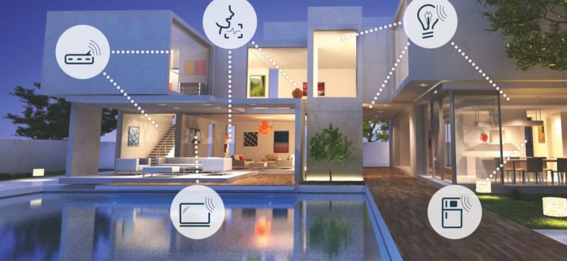 A network connects all of your smart home devices