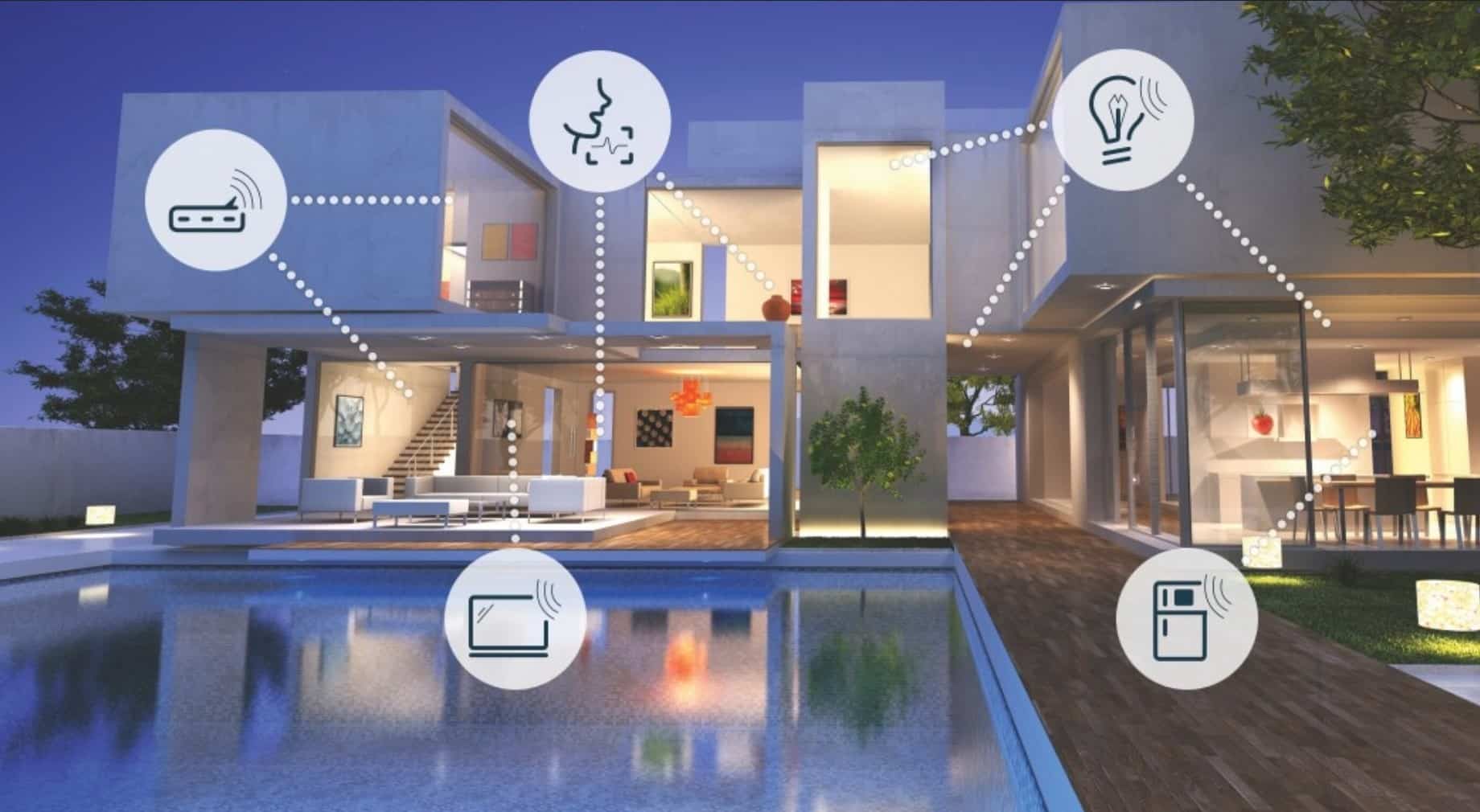 A network connects all of your smart home devices